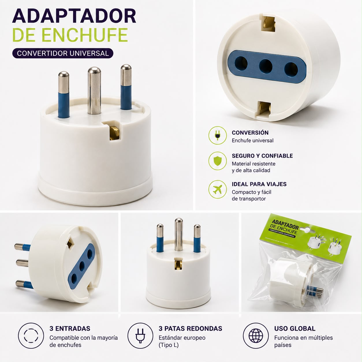 Adaptador de Enchufe