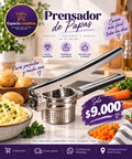 Prensador de Papas de Acero Inoxidable