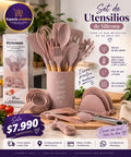 Set de Utensilios de Silicona de 21 piezas