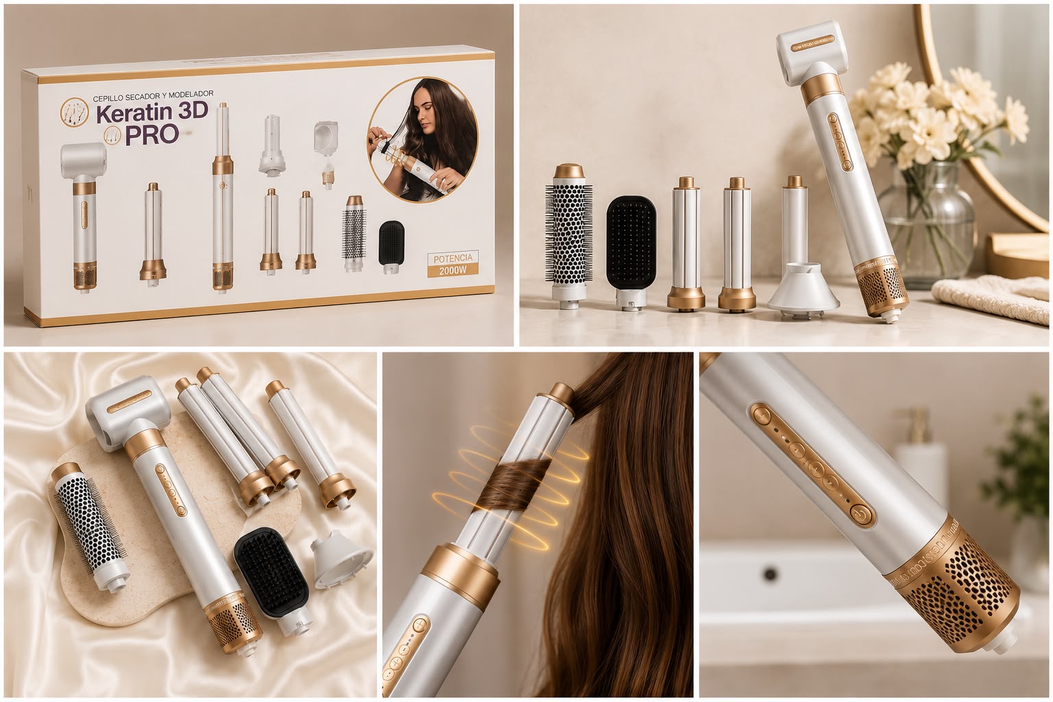 Cepillo Secador Keratin 3D Y1