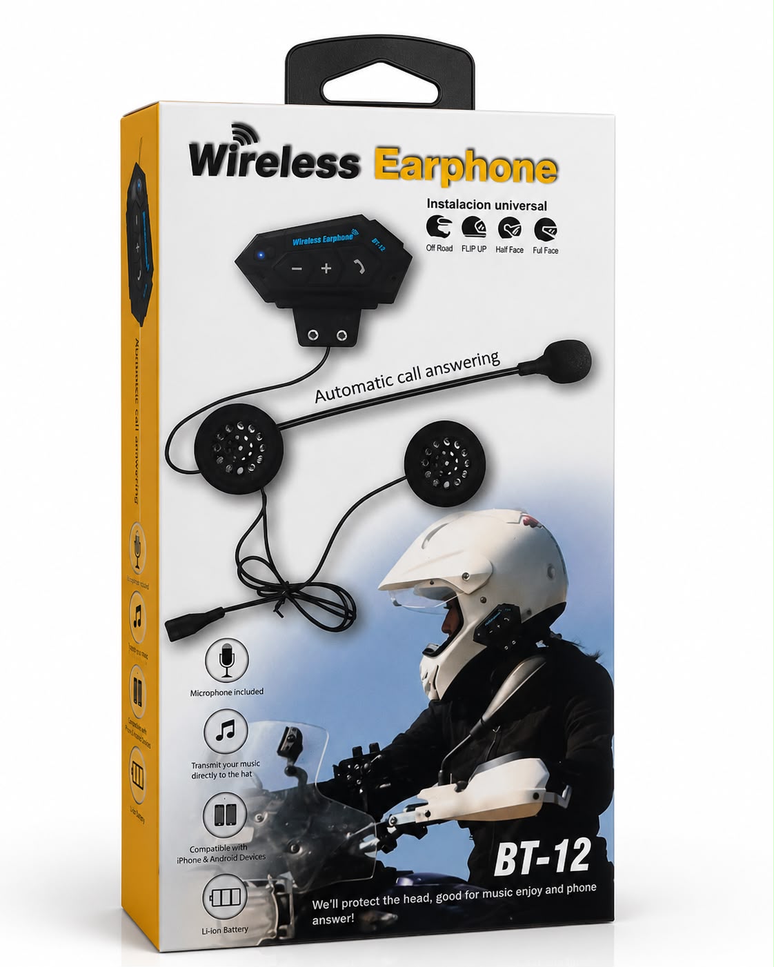 Intercomunicador Bluetooth para Casco