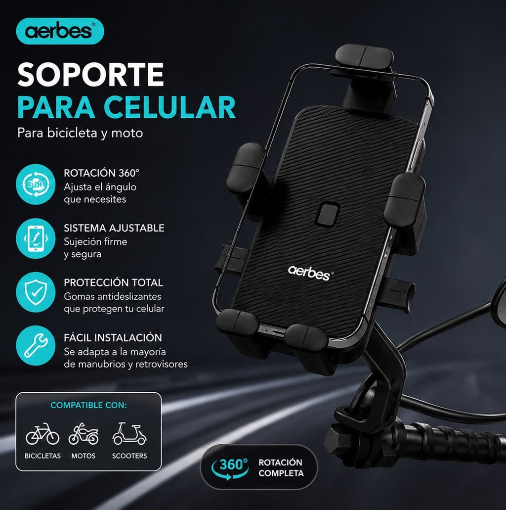 Soporte para Celular de Moto