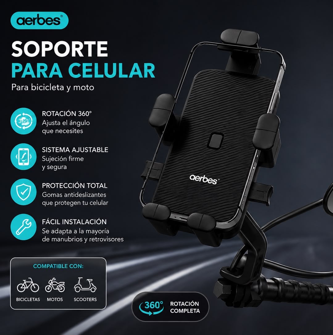 Soporte para Celular de Moto