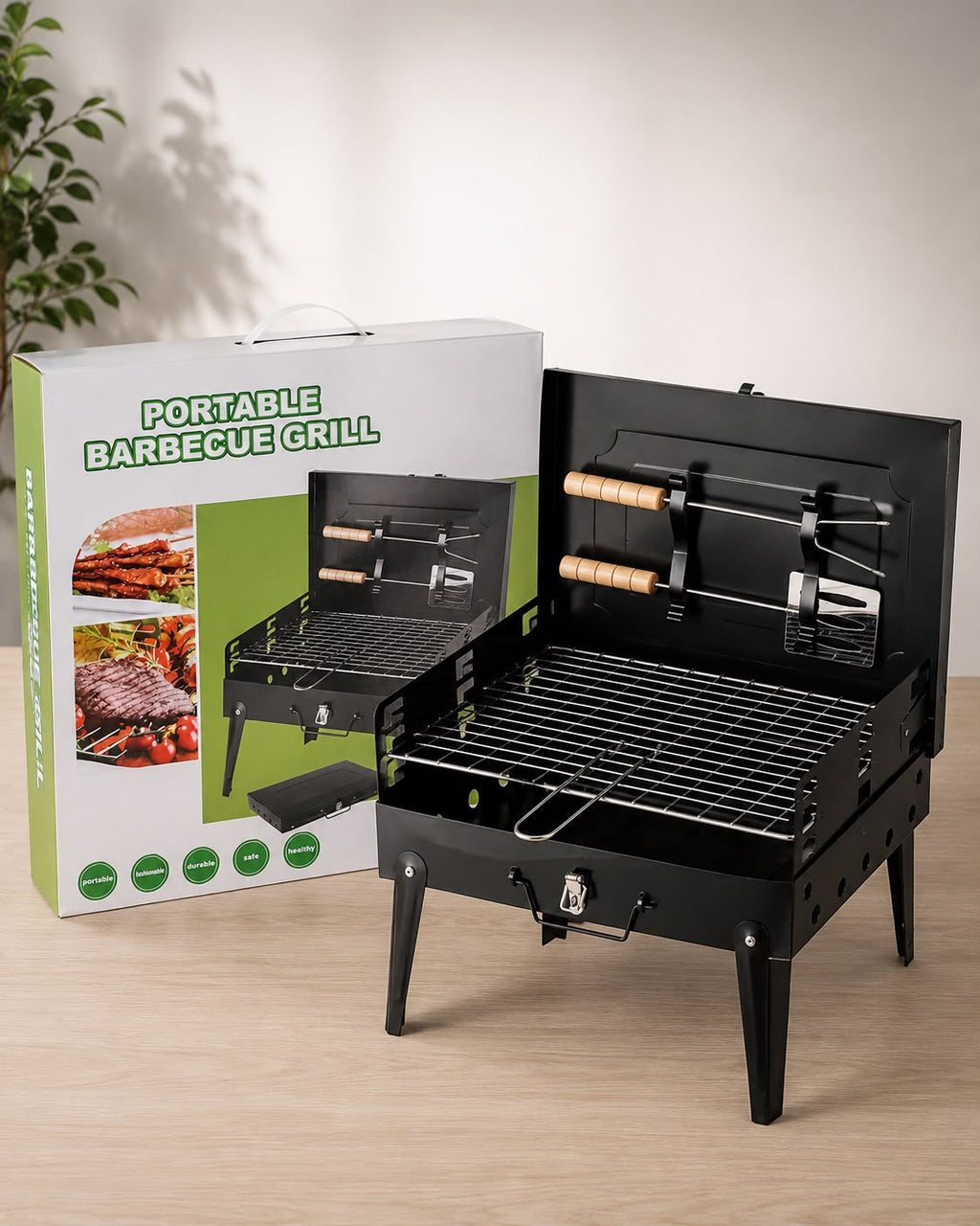 Parrilla Portátil a Carbón