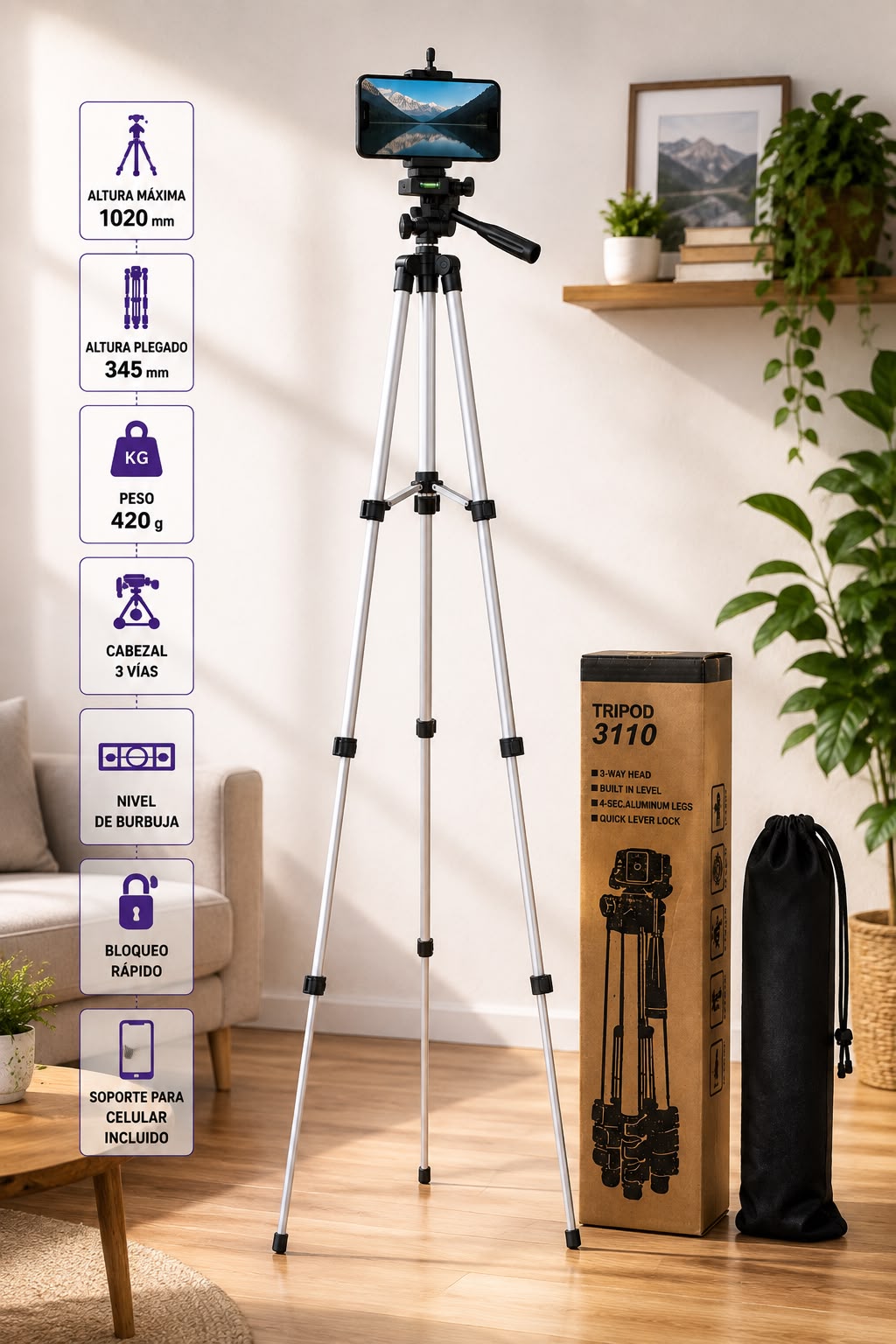 Trípode 3110 Ajustable
