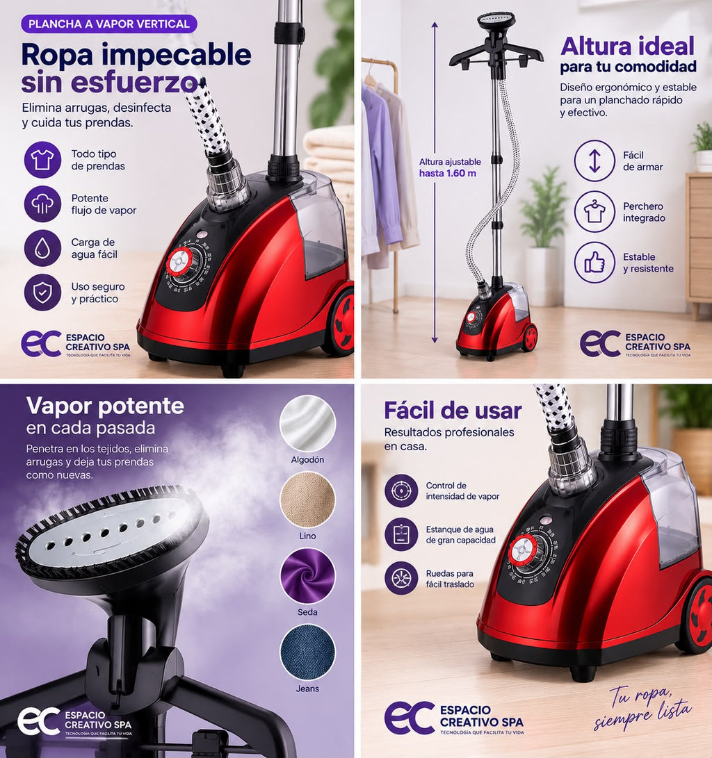 Plancha a Vapor Vertical
